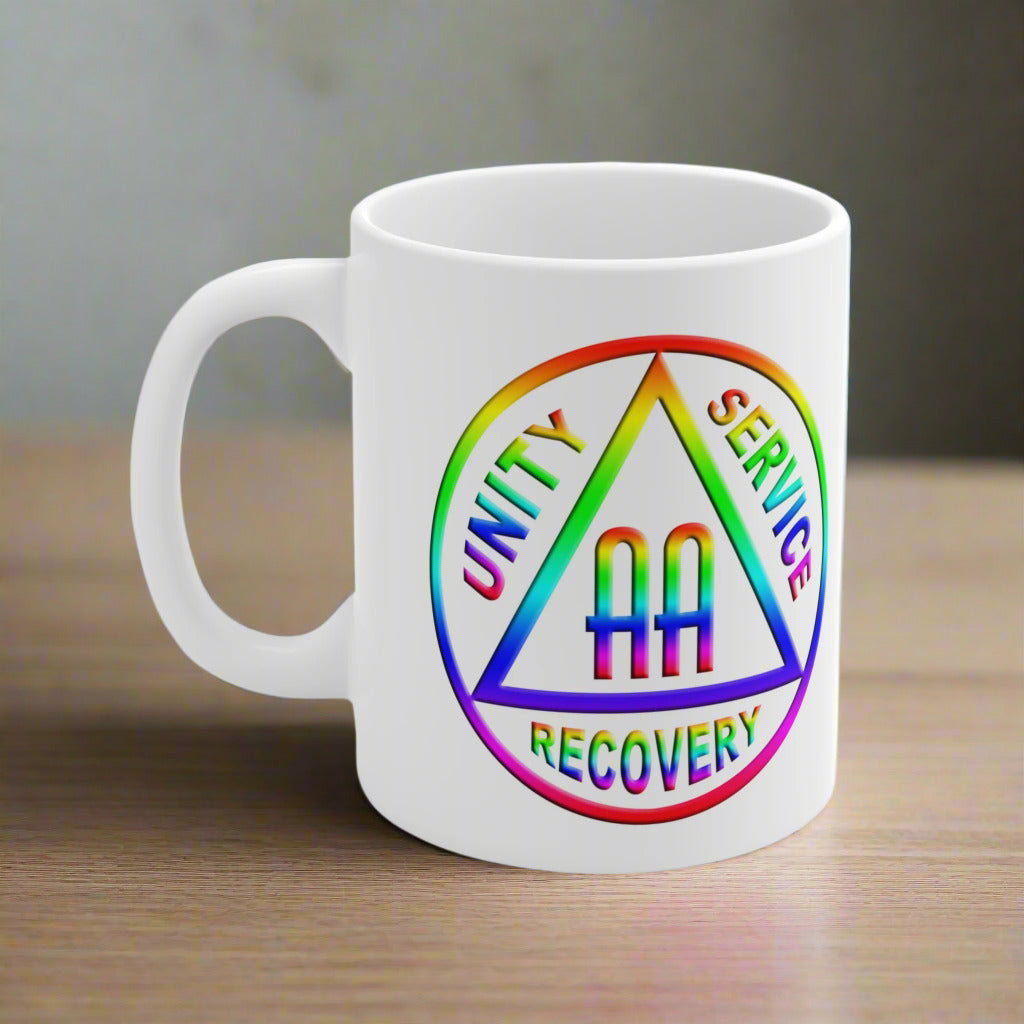 AA Rainbow Symbol AA 11oz Ceramic Mug