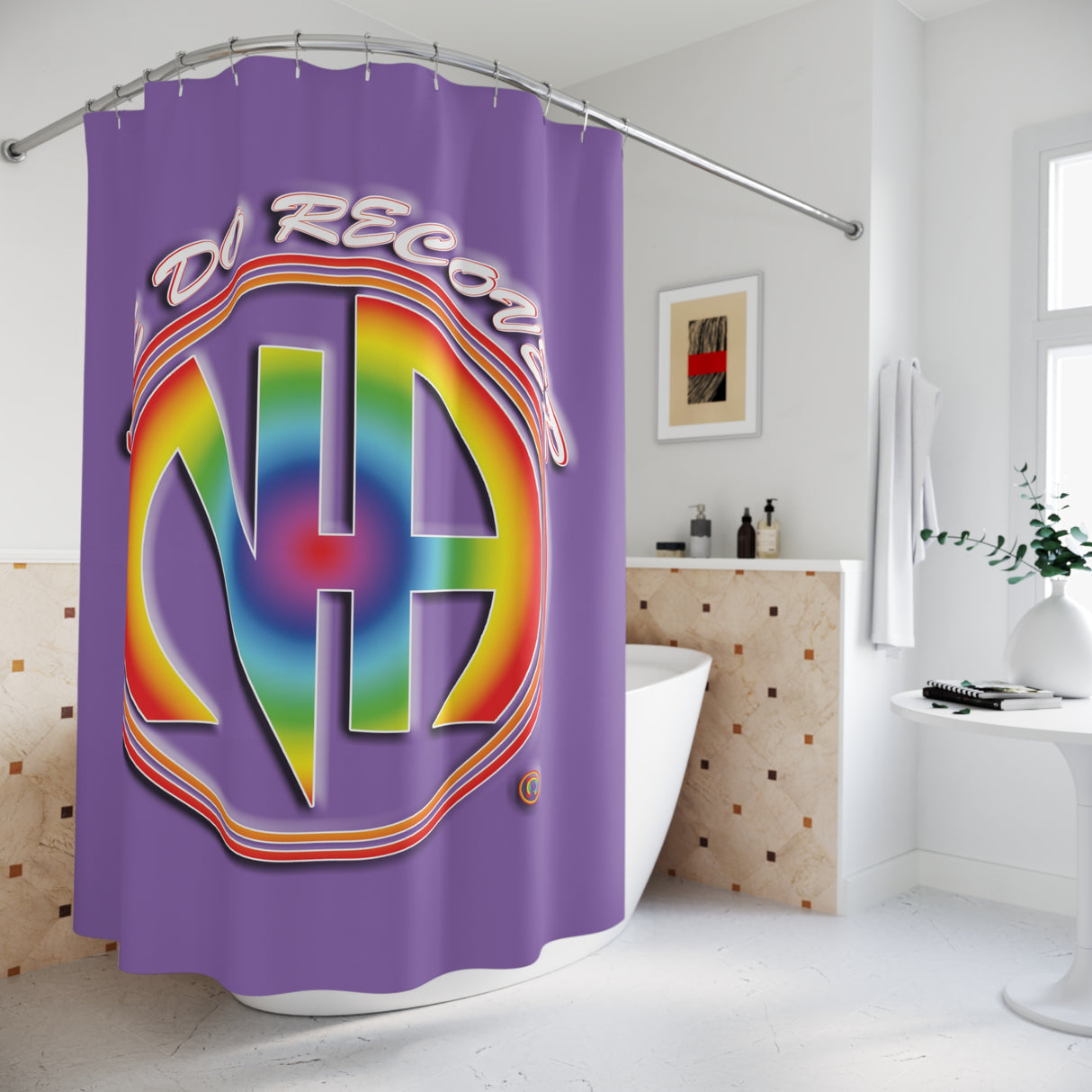 We Do Recover Rainbow Shower Curtains