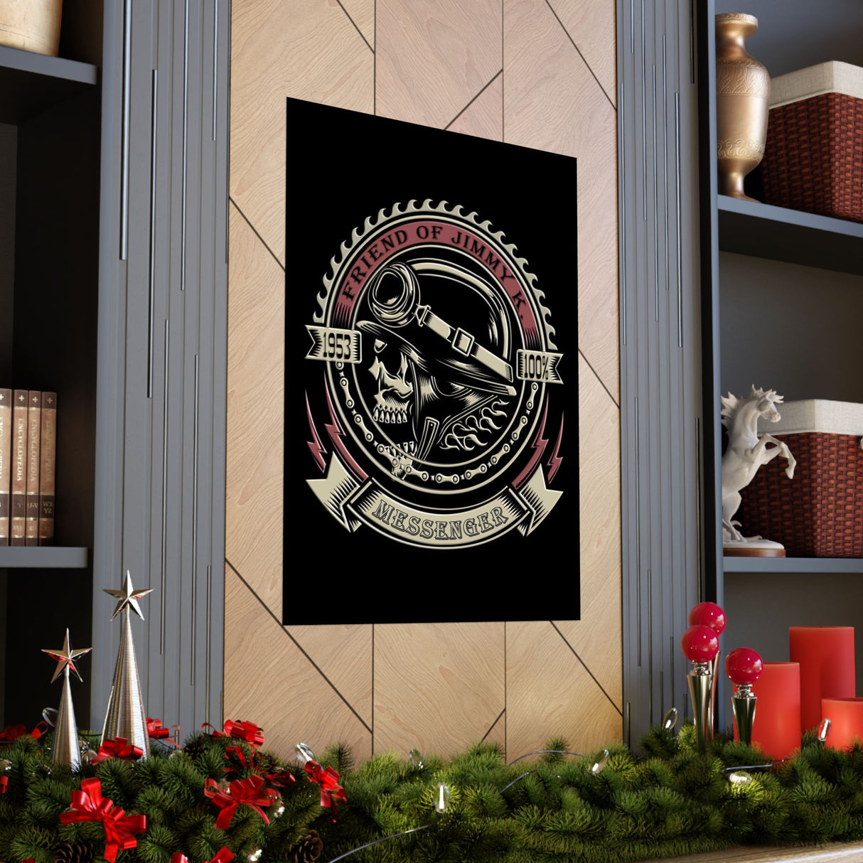 Jimmy K 1953 Messenger Vertical Posters