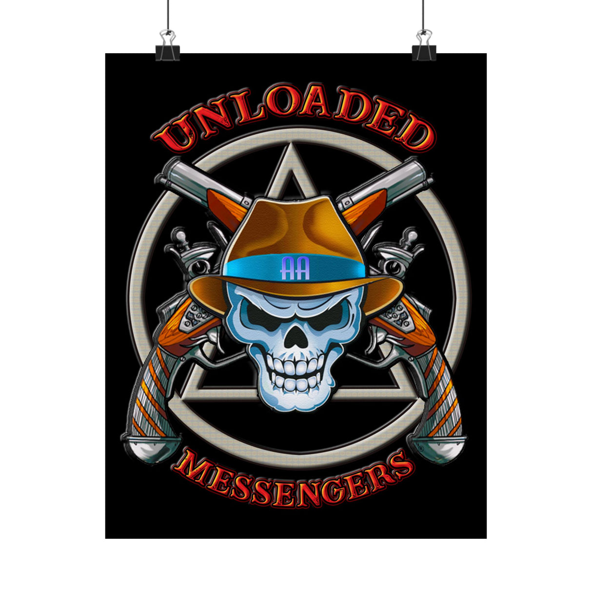 AA- Unloaded Messengers Vertical Posters
