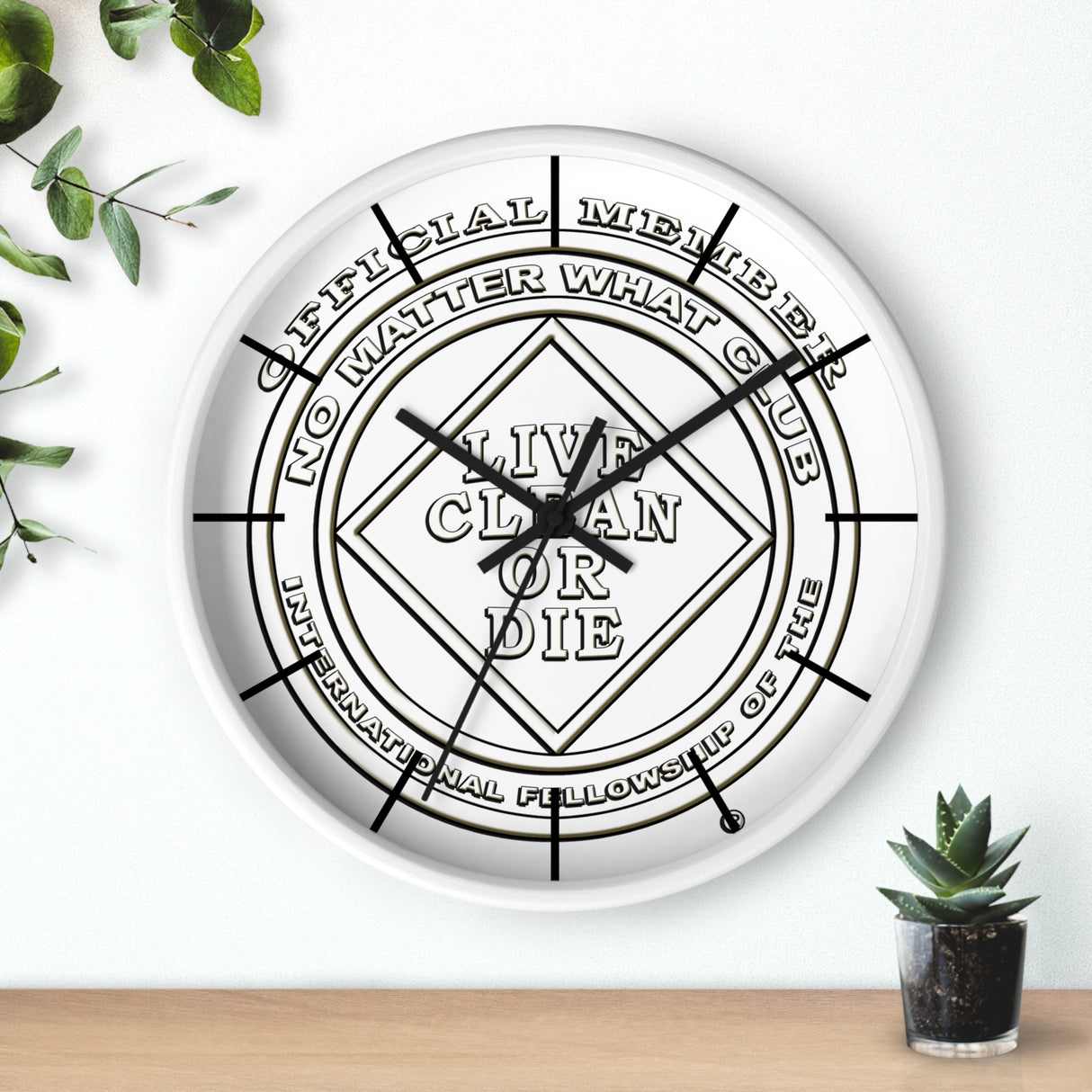 No Matter What Wall clock