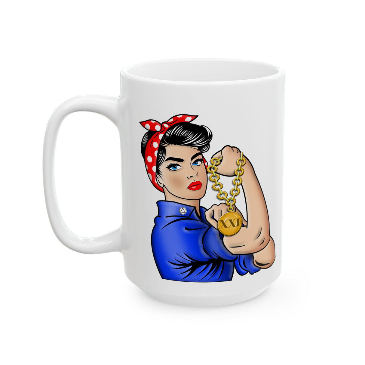 Customized Rosie The Riveter AA Ceramic Mug