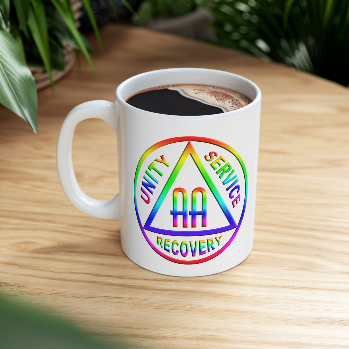 AA Rainbow Symbol AA 11oz Ceramic Mug