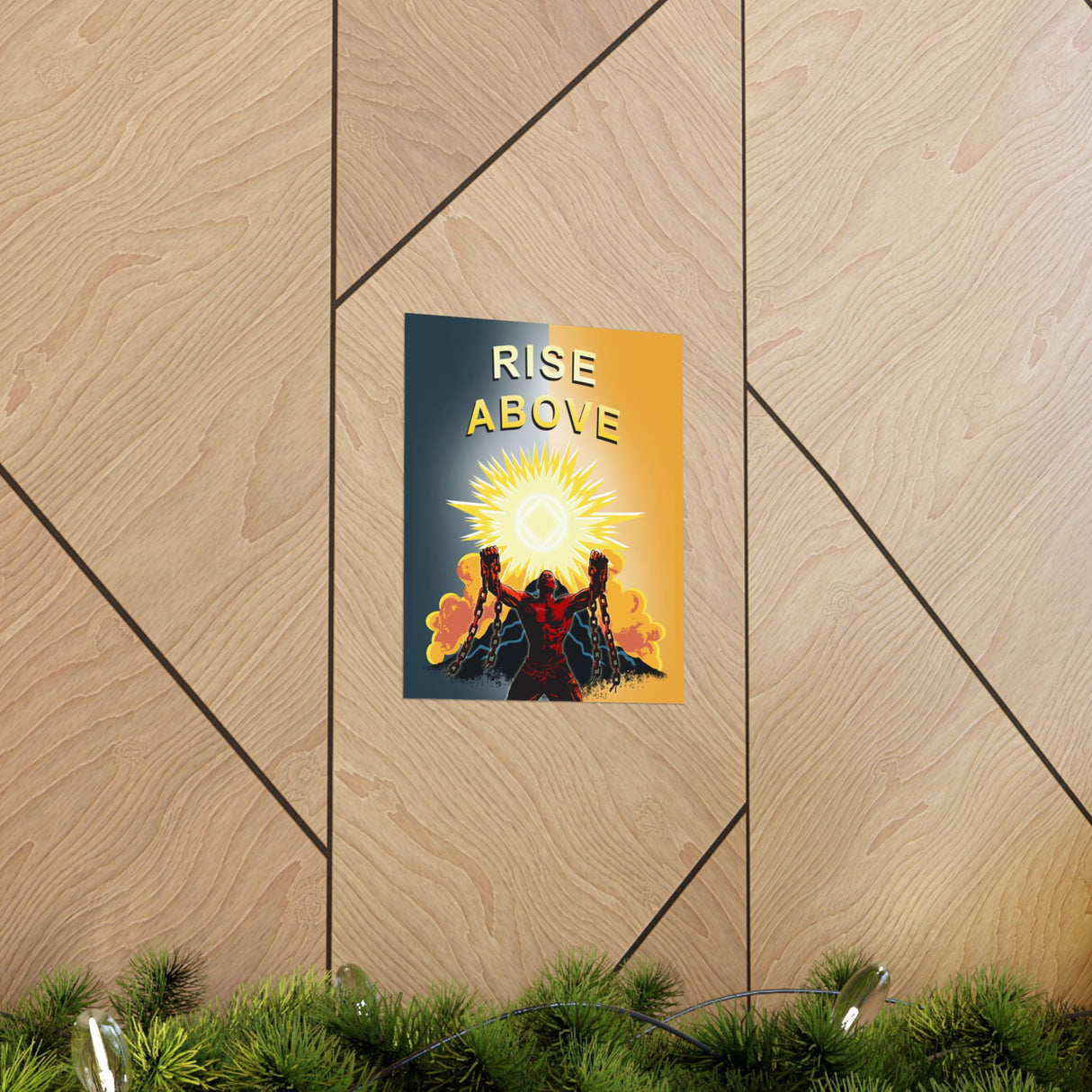 Rise Above V.2 Vertical Posters