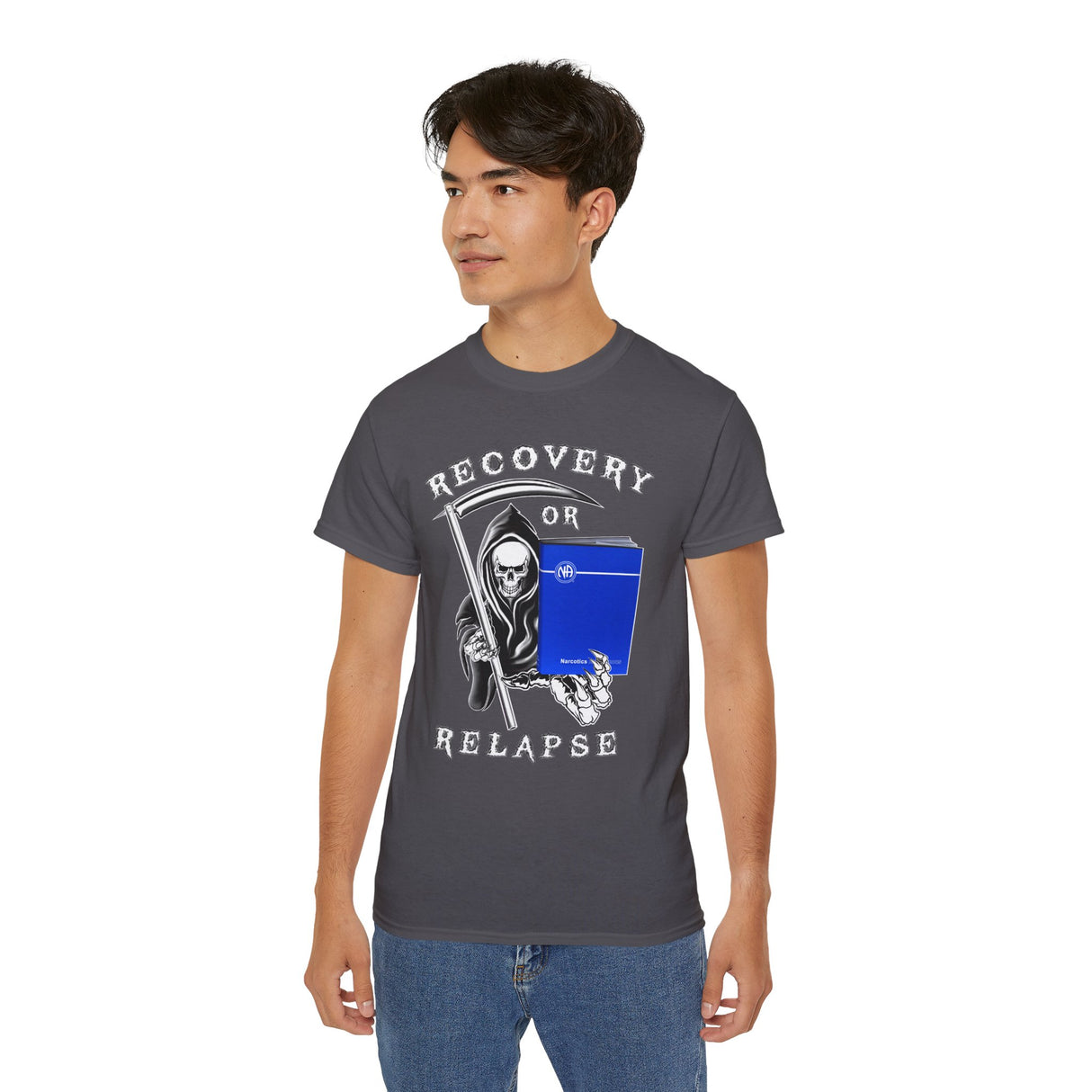 Recovery Or Relapse Reaper dtg Tee