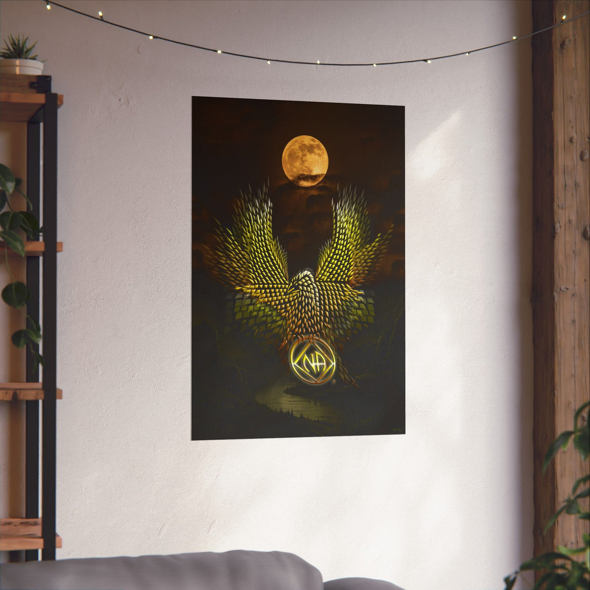 Diamond Eagle V.1 Vertical Posters