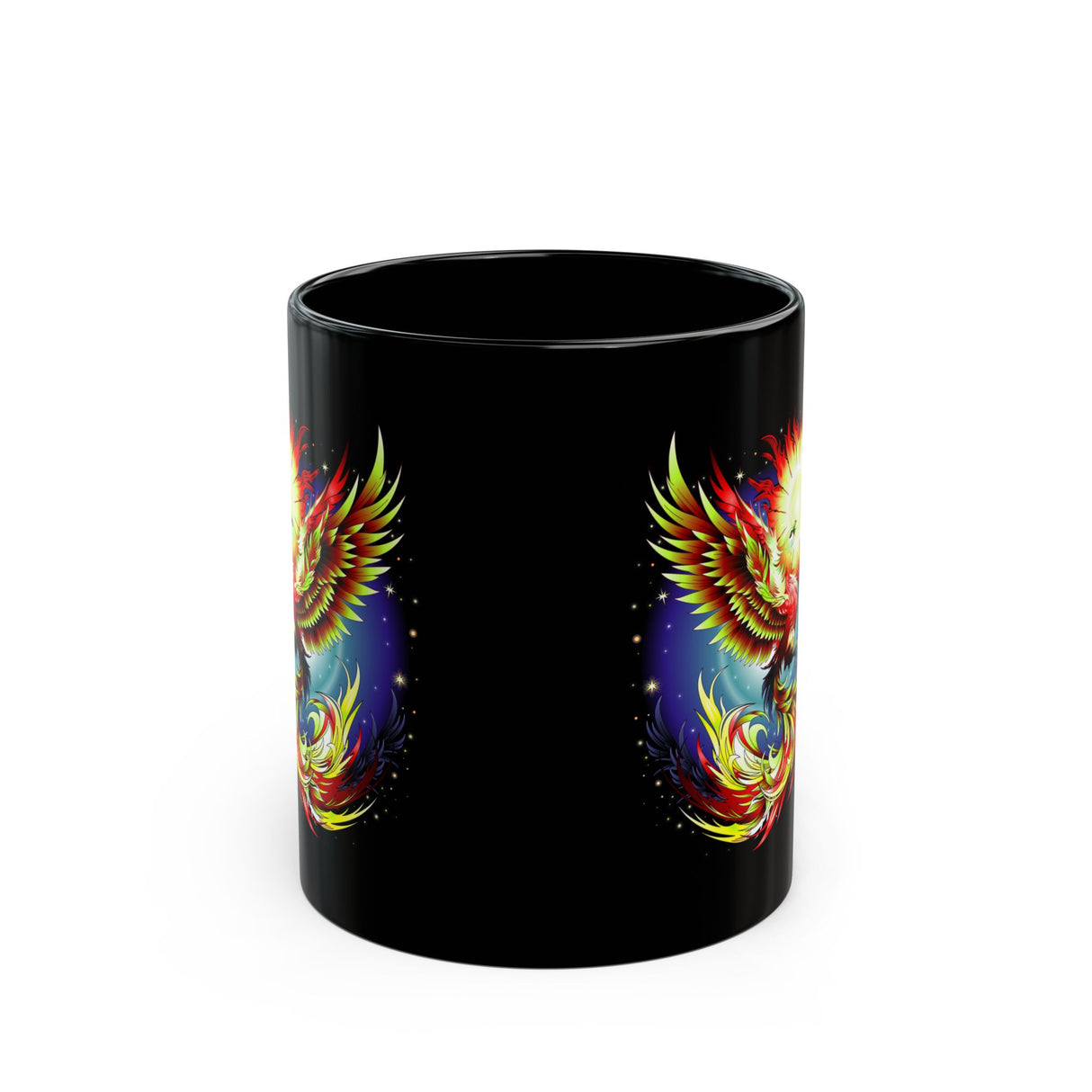 Phoenix Rising V.2 11oz Black Mug