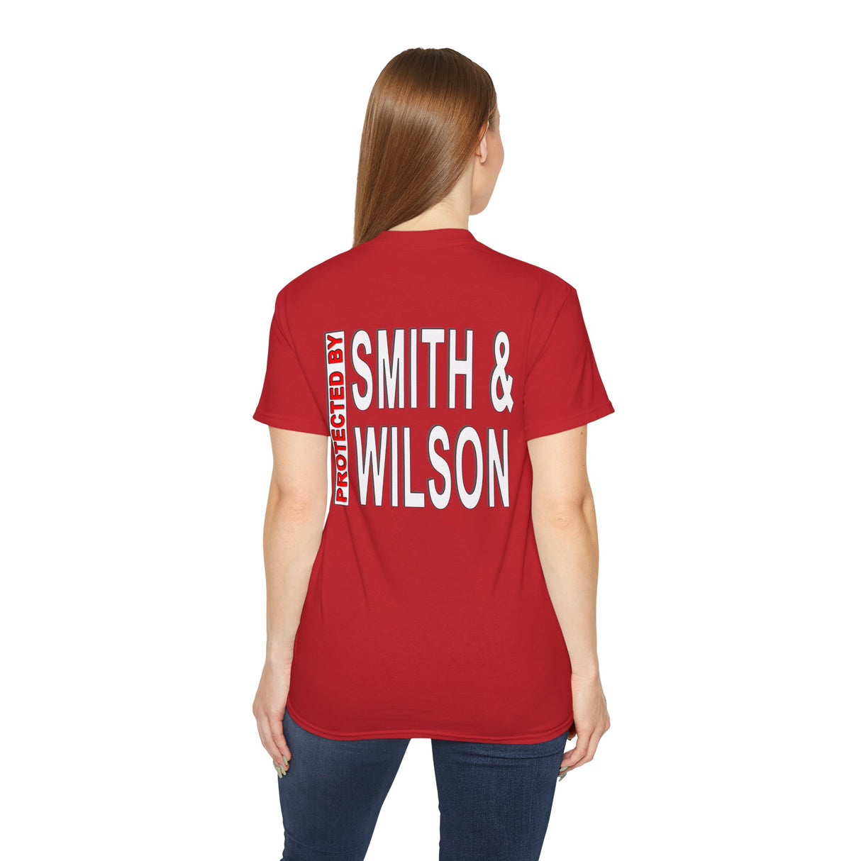 Protected By Smith & Wilson Back Side Image AA dtg Tee