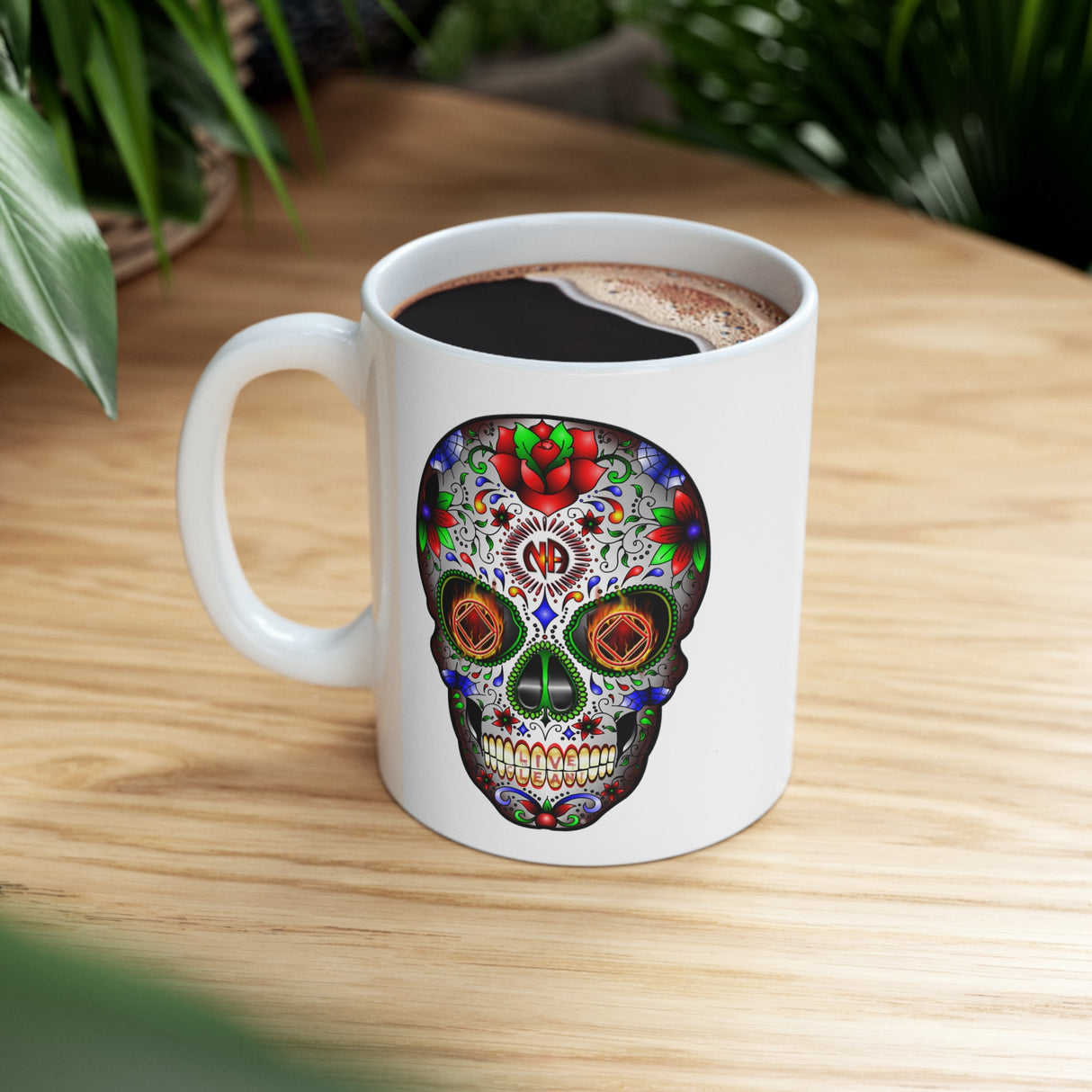 Sugar Skull 11oz Ceramic Mug
