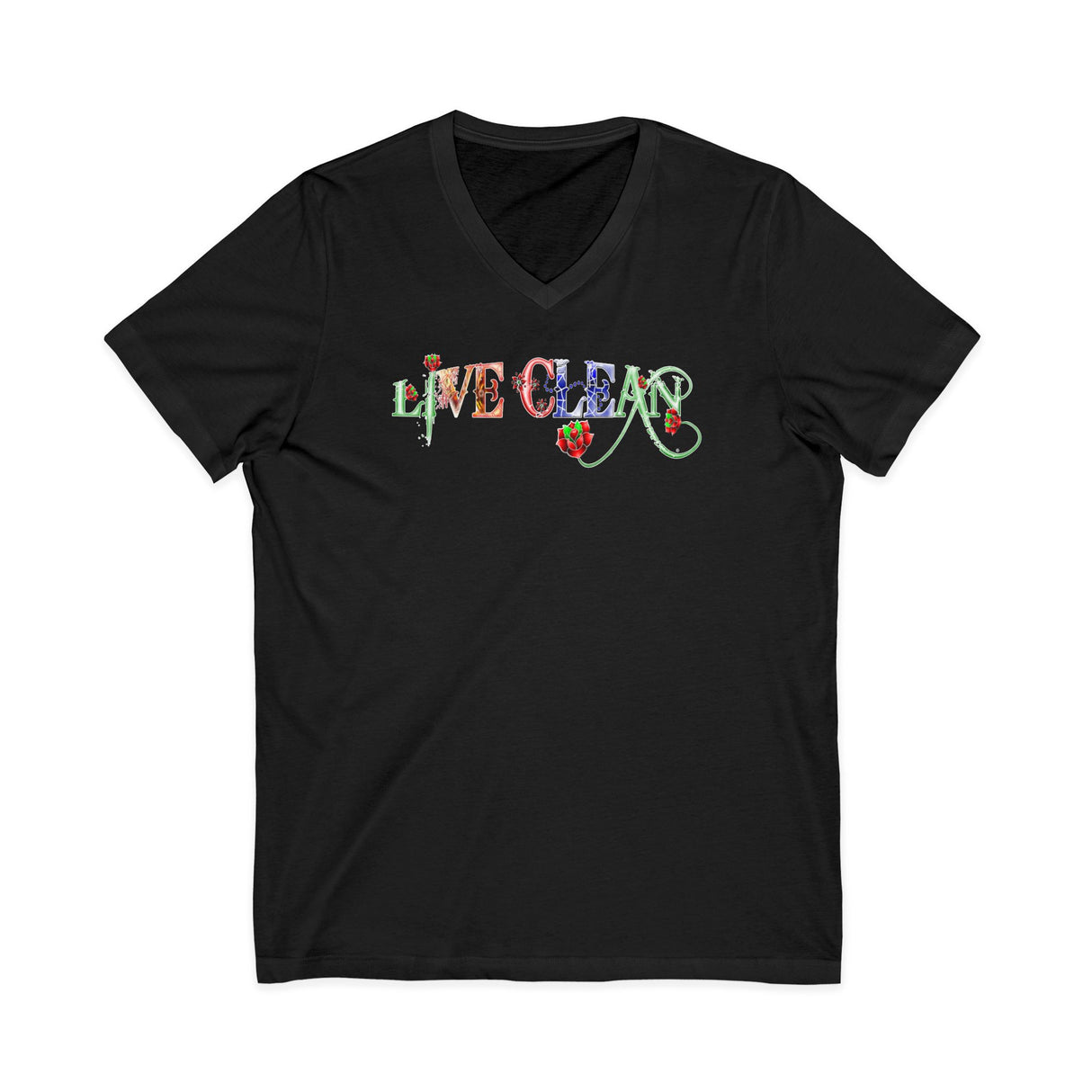 Live Clean Sugary dtg V-Neck Tee