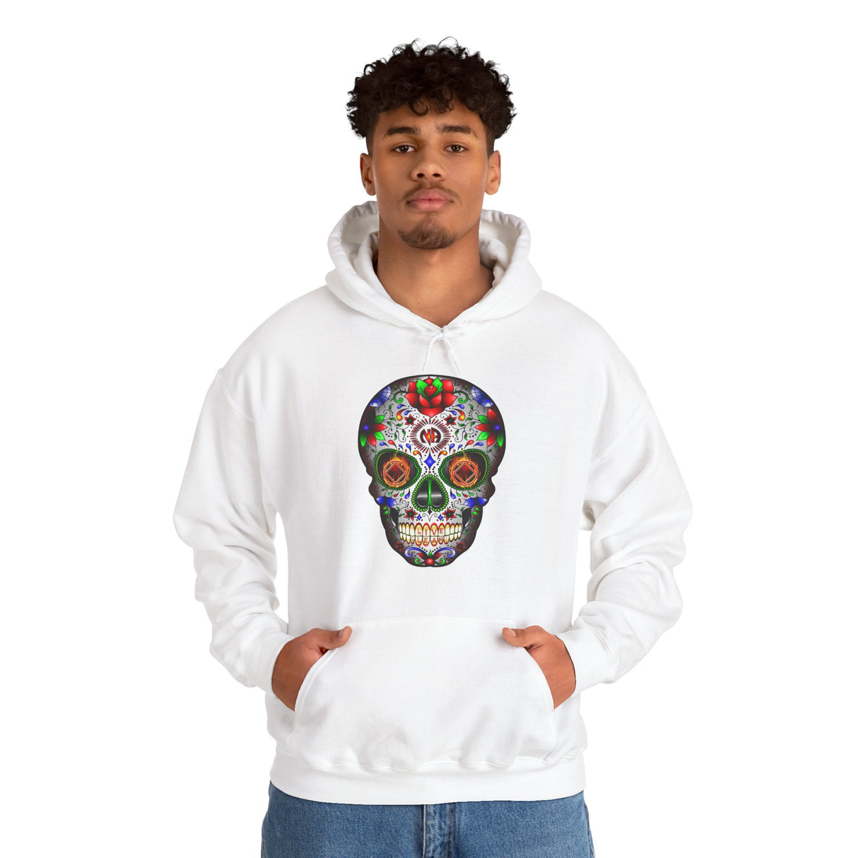 NA Sugar Skull V.2 dtg Hoodie