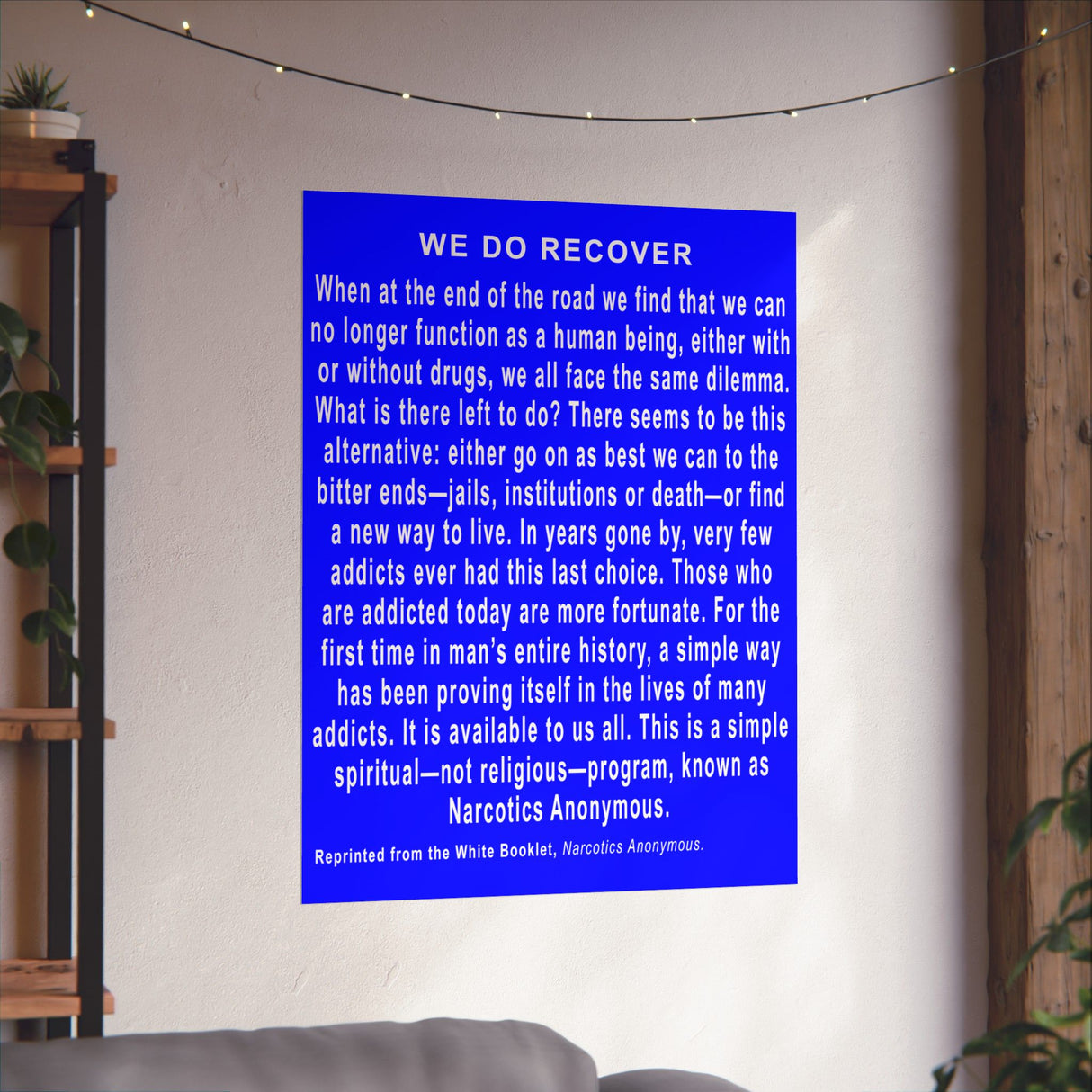 We Do Recover Vertical Posters