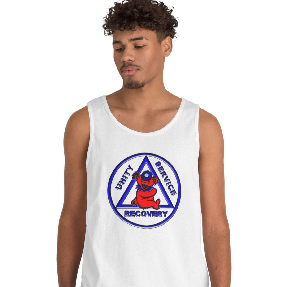 AA Teddy On AA Symbol dtg Tank Top