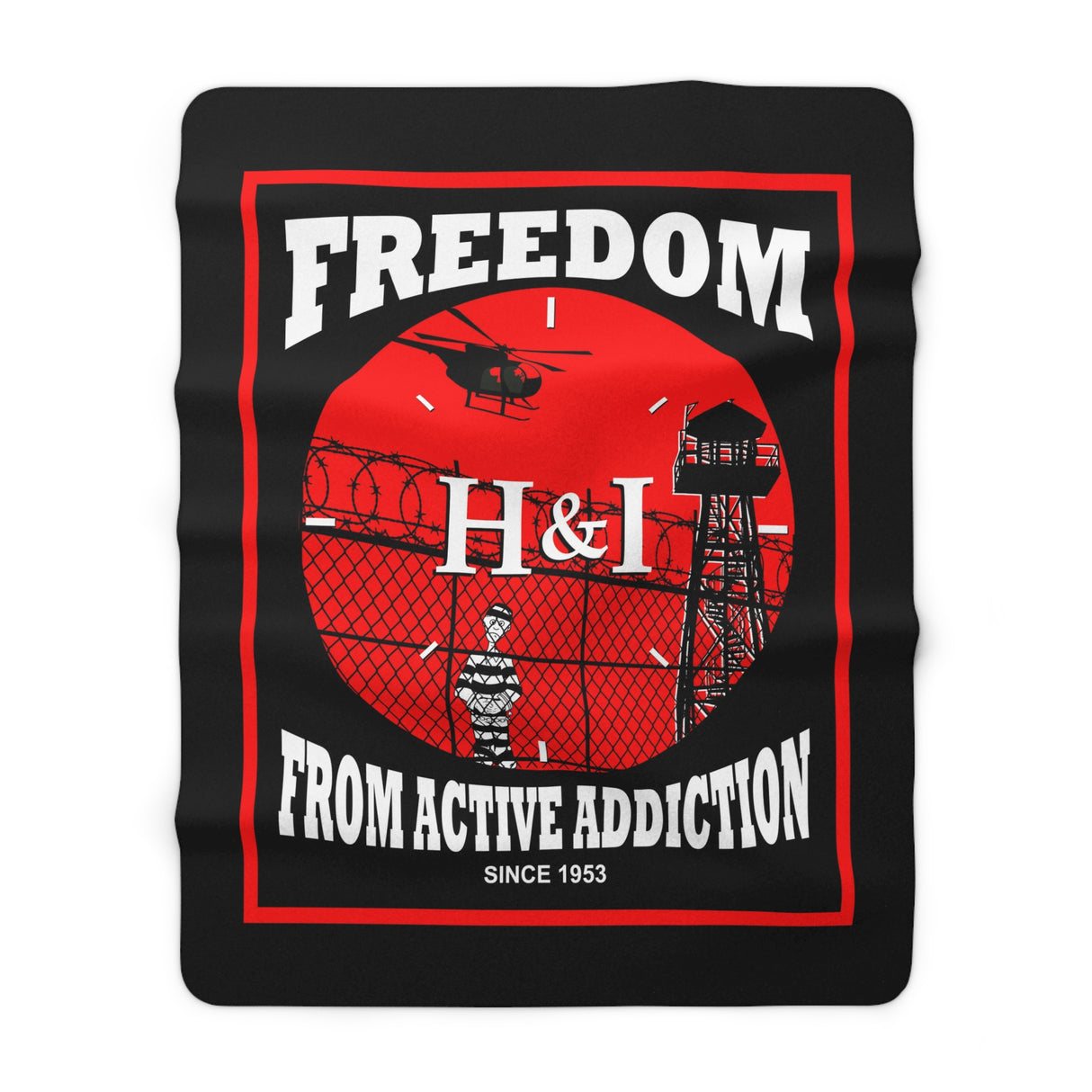 Freedom From Addiction Fleece Blanket