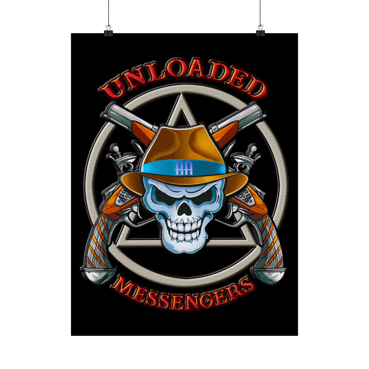 AA- Unloaded Messengers Vertical Posters
