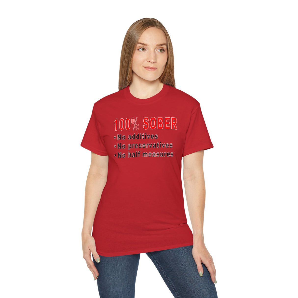 100% Sober dtg Tee