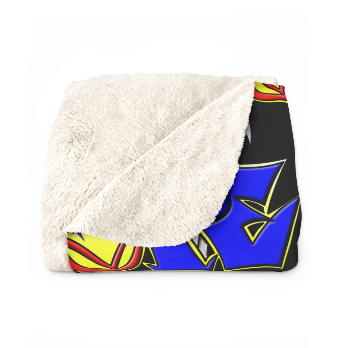 Hope Wings Graffiti Fleece Blanket