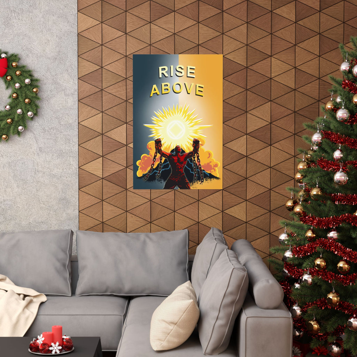 Rise Above V.2 Vertical Posters