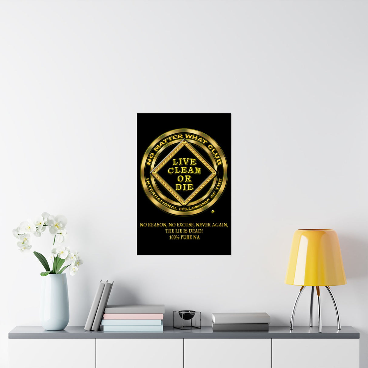 No Matter What Gold Vertical Posters