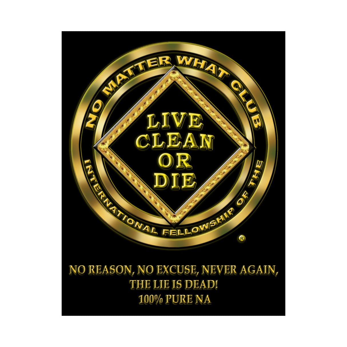 No Matter What Gold Vertical Posters