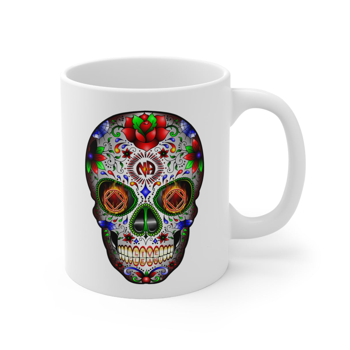 Sugar Skull 11oz Ceramic Mug