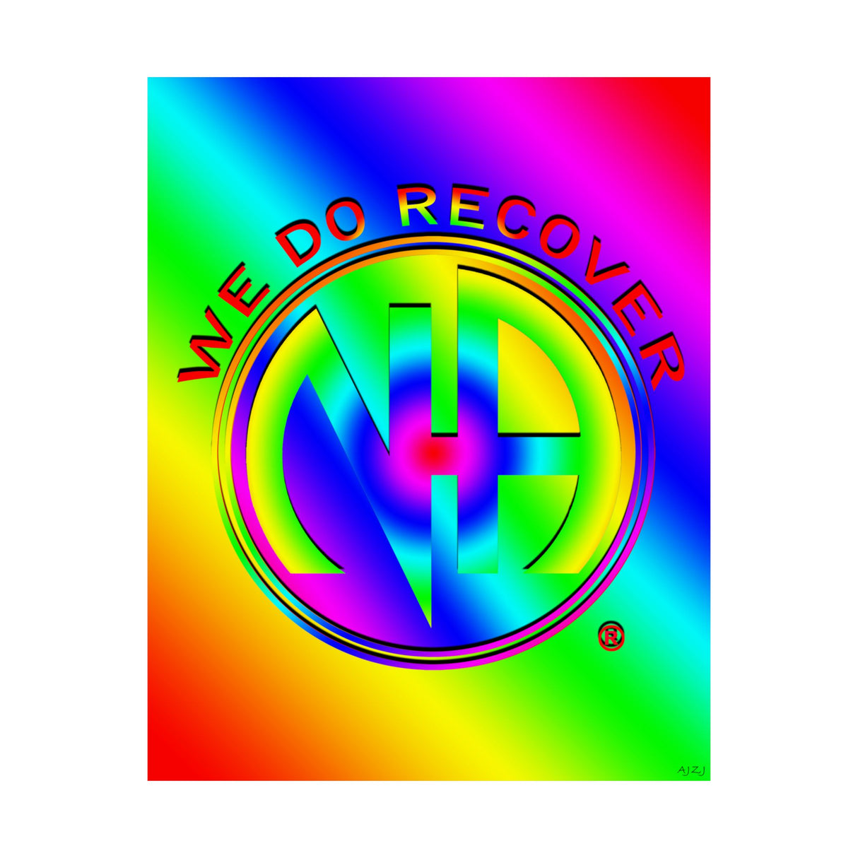 Rainbow NA Symbol 2025 Vertical Posters