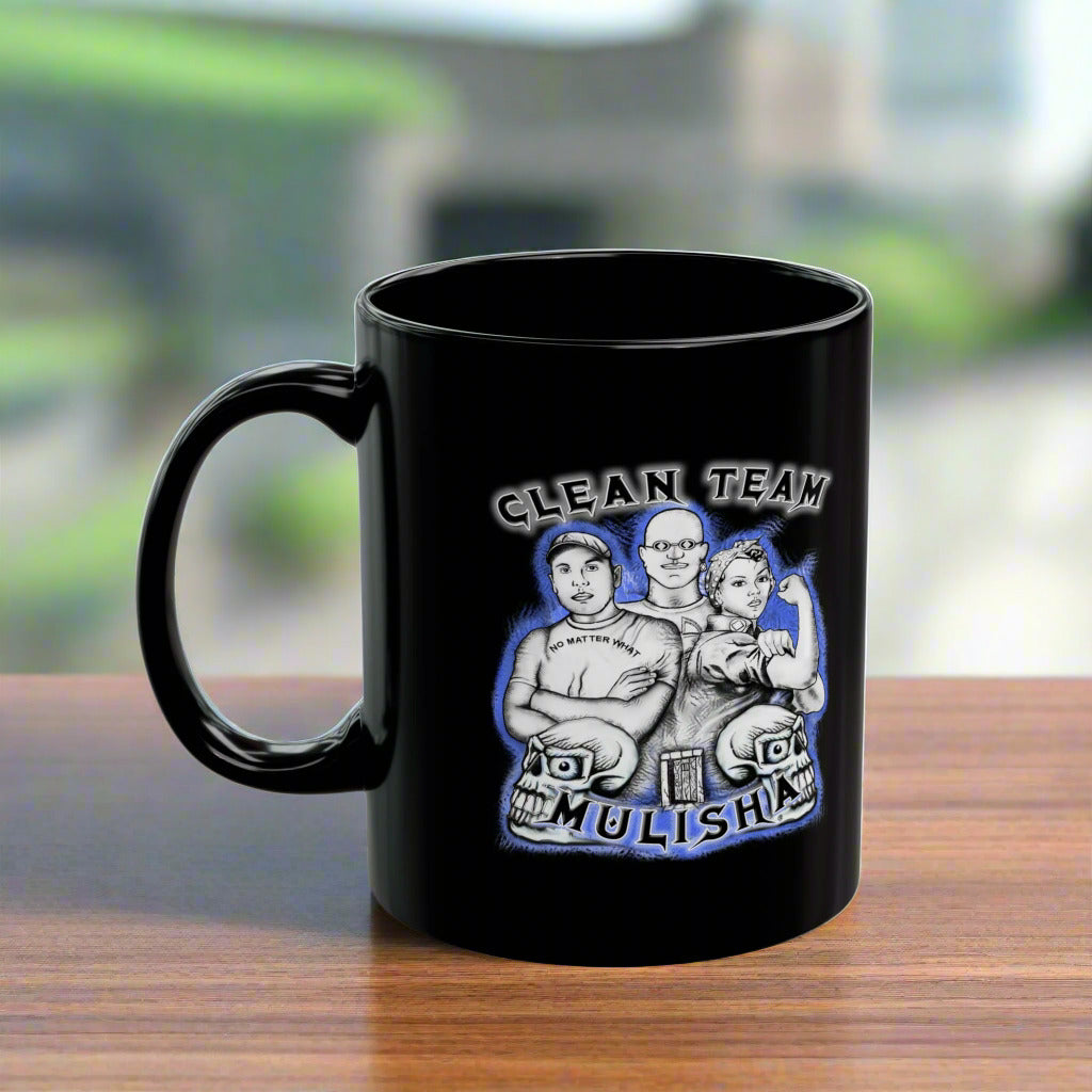Clean Team Mulisha 11/15oz Black Mug