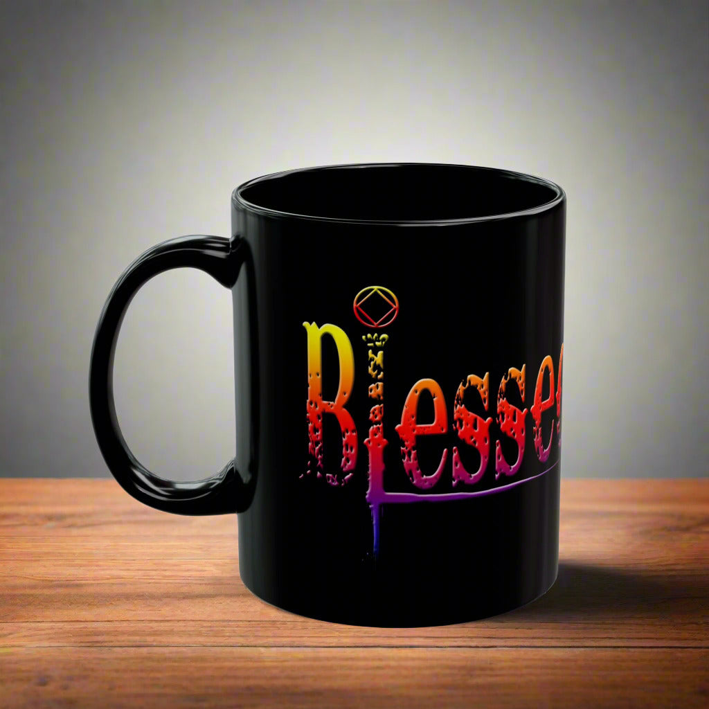 Blessed 11oz Black Mug