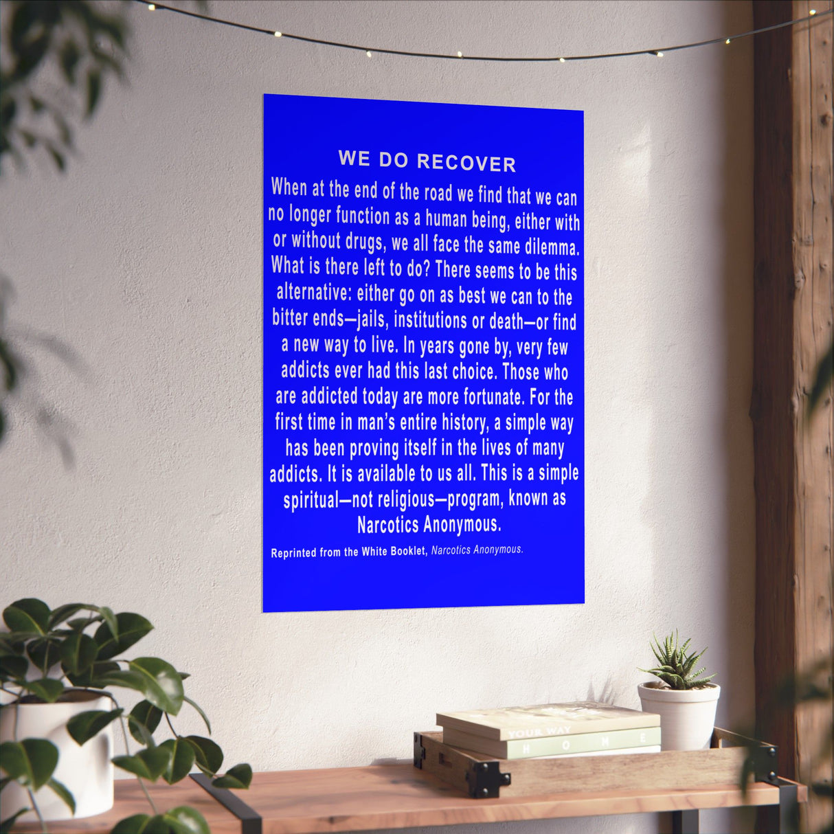 We Do Recover Vertical Posters