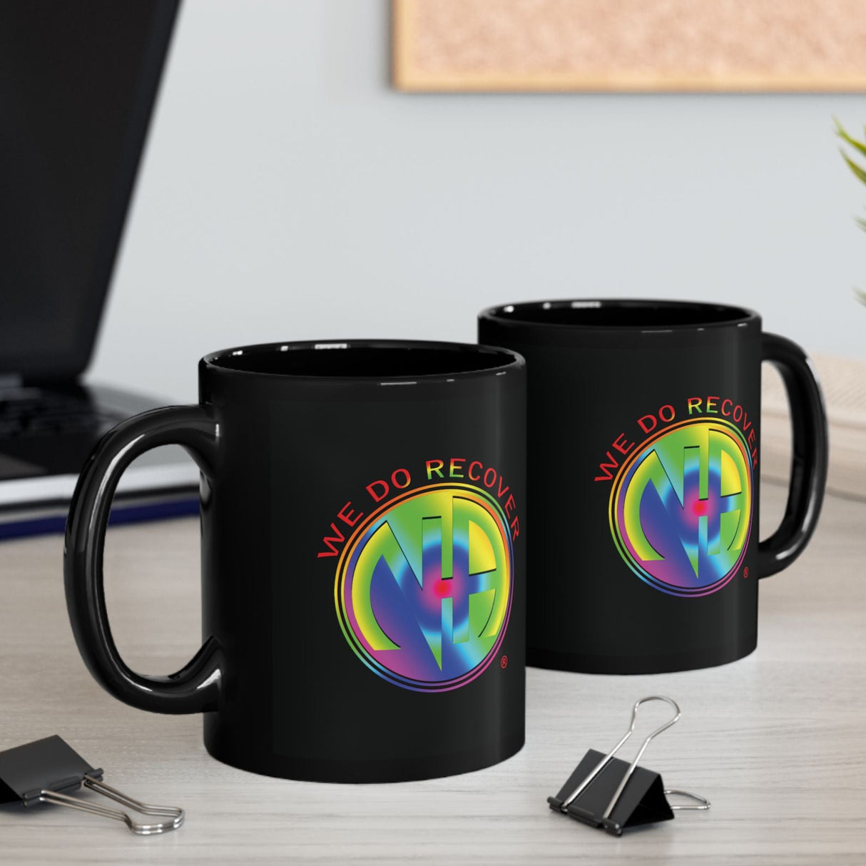 Rainbow NA Symbol V.2 11/15oz Black Mug