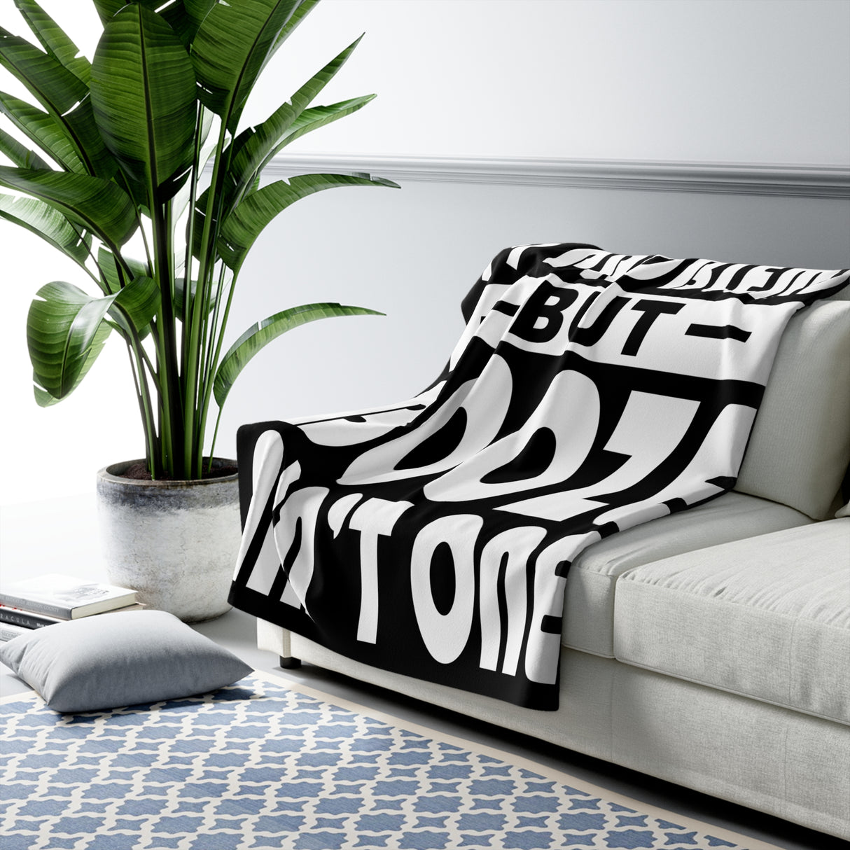 99 Problems Booze Ain't One Fleece Blanket