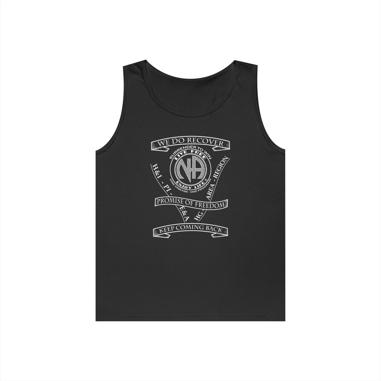 NA Service Slogans dtg Tank Top