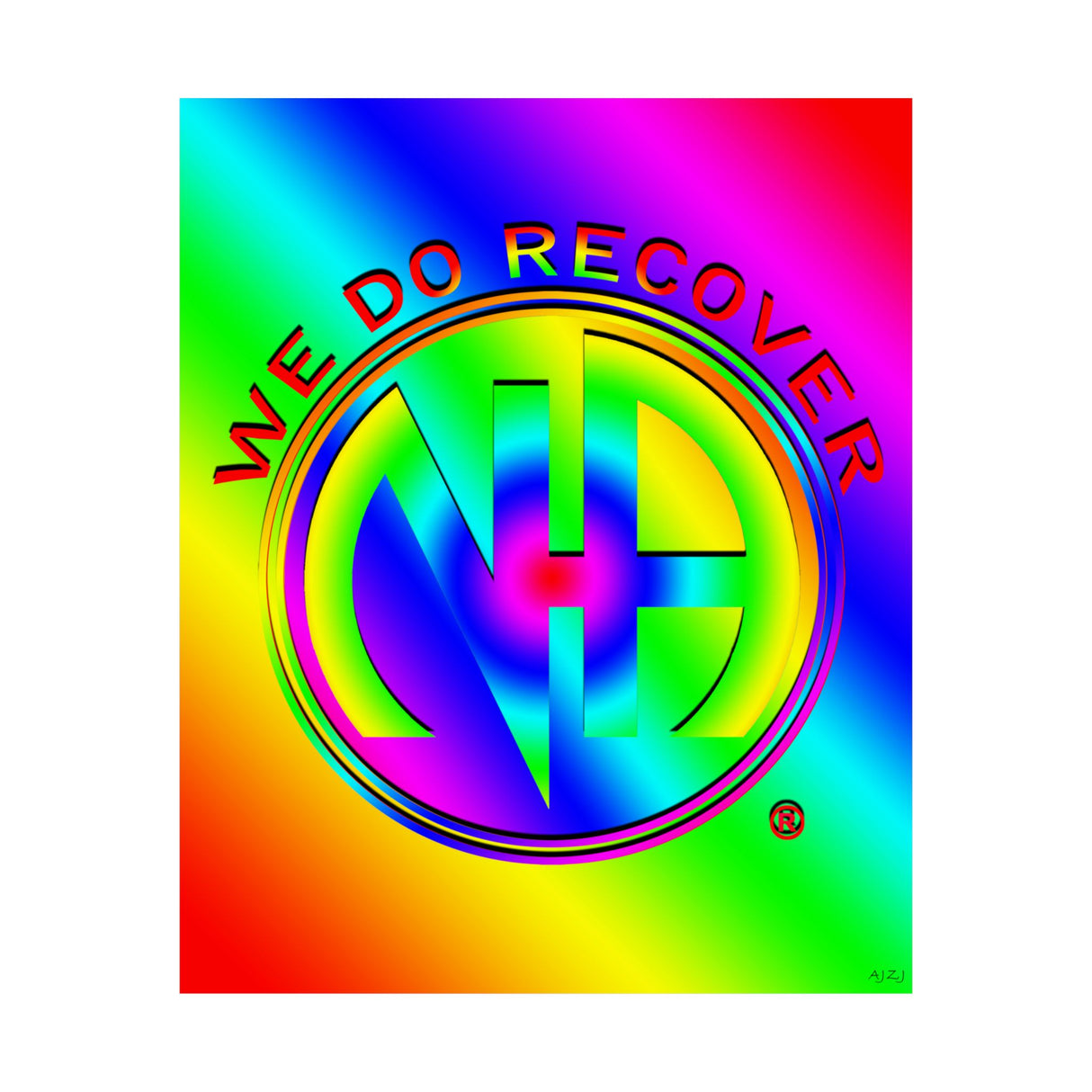 Rainbow NA Symbol 2025 Vertical Posters