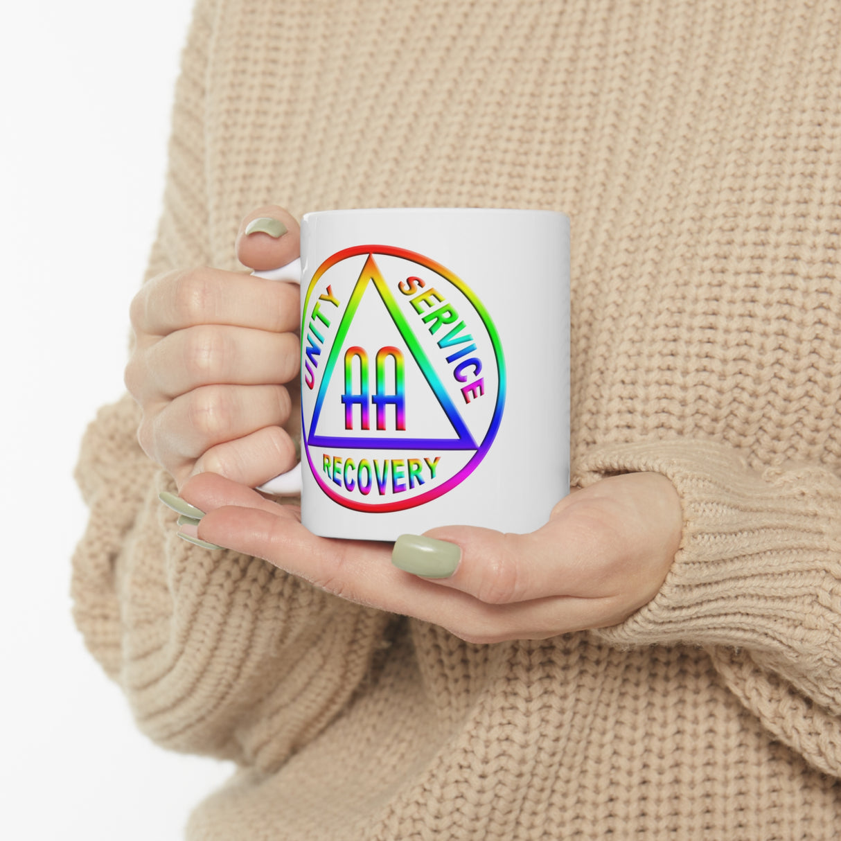 AA Rainbow Symbol AA 11oz Ceramic Mug