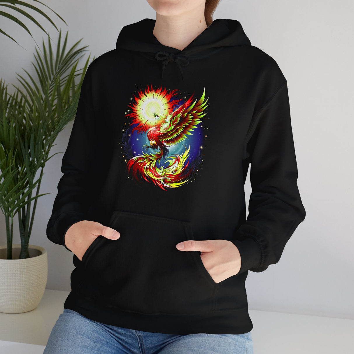 Phoenix Rising V.2 dtg Hoodie