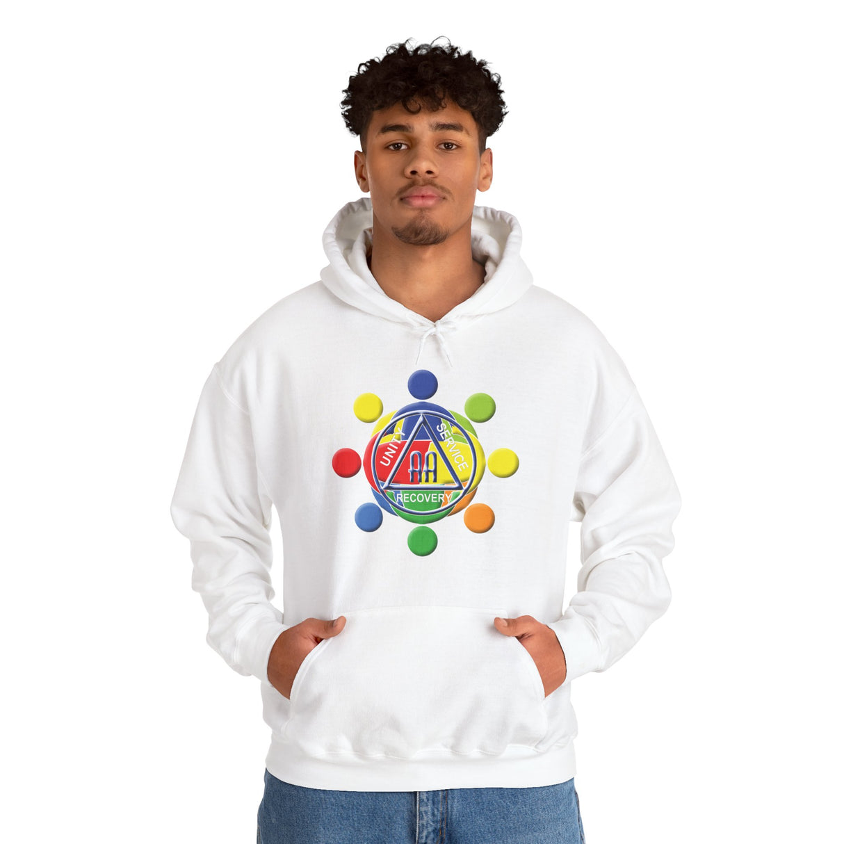 Circle Of Love AA dtg Hoodie