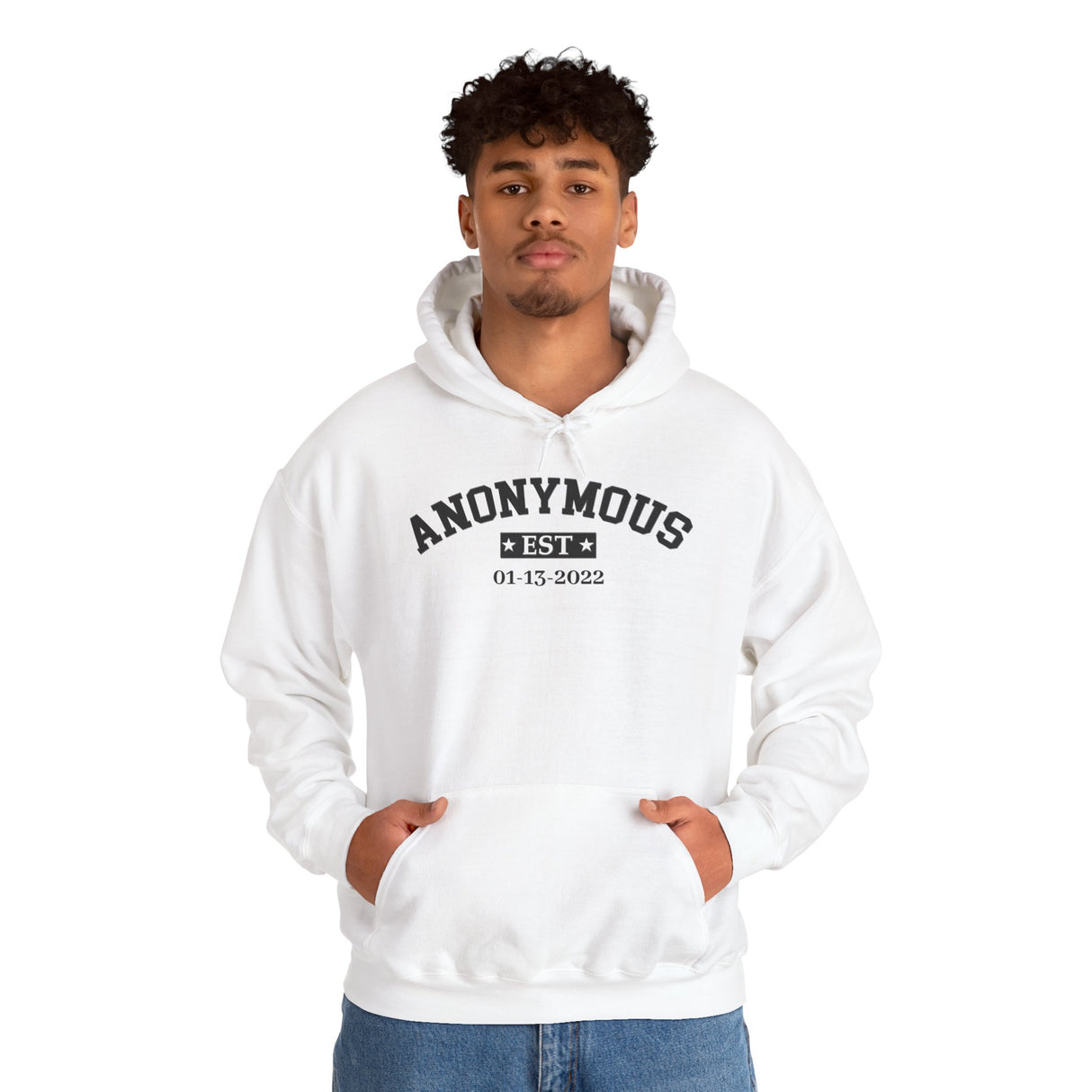Custom Anonymous Est Clean Date Hoodie