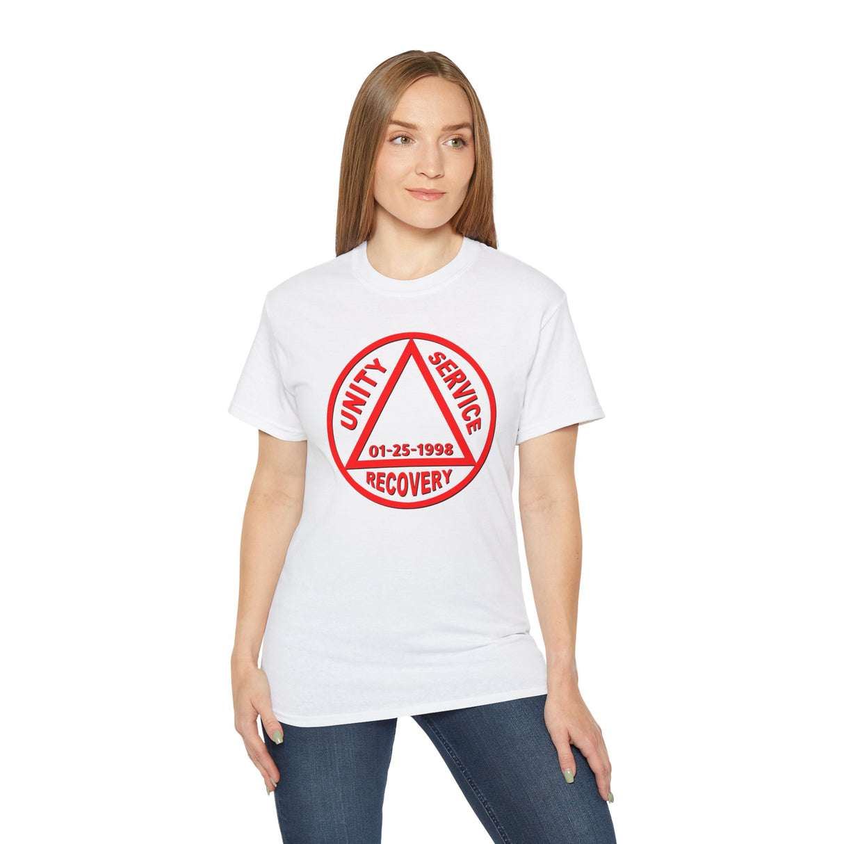 Customized AA Symbol Sober Time Tee