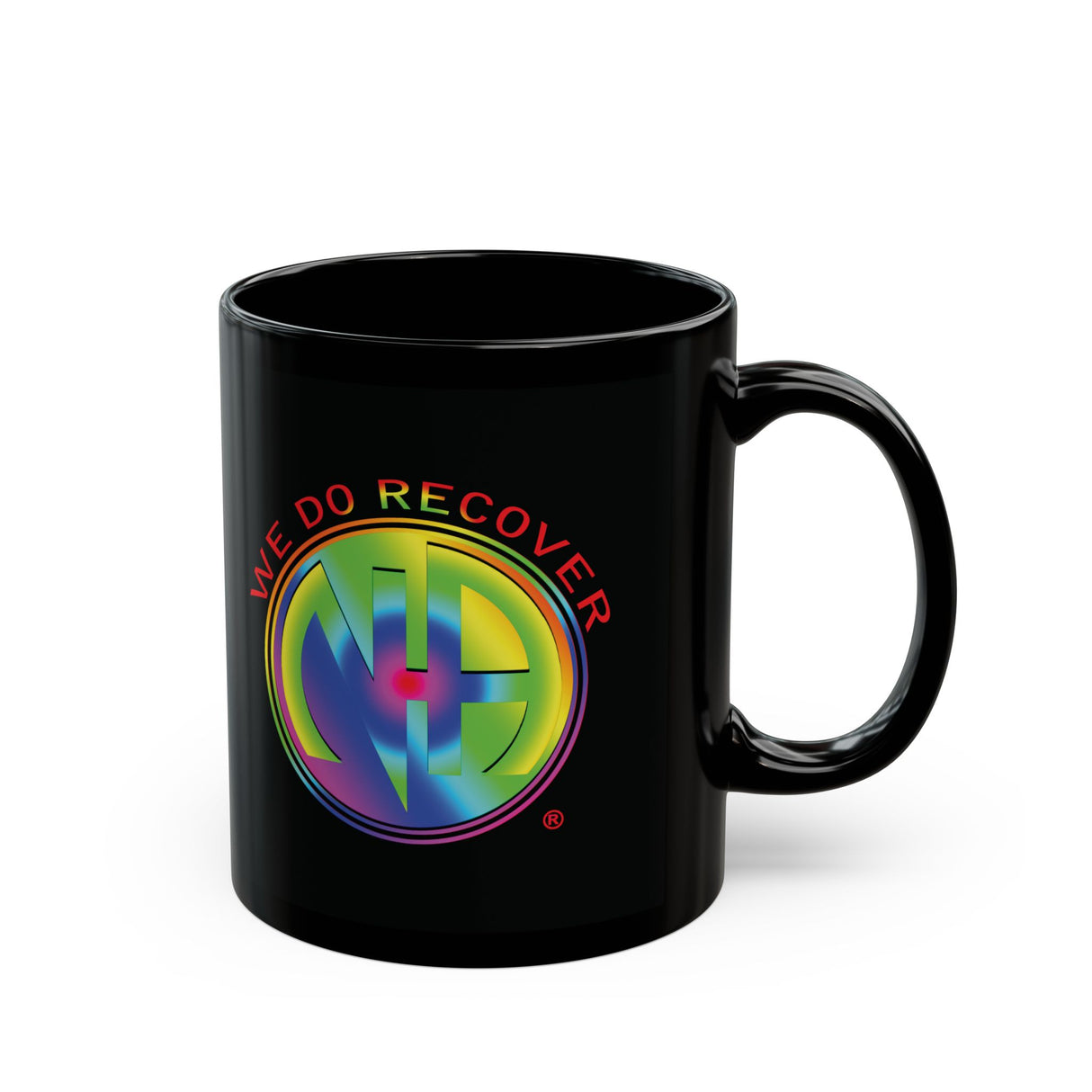 Rainbow NA Symbol V.2 11/15oz Black Mug
