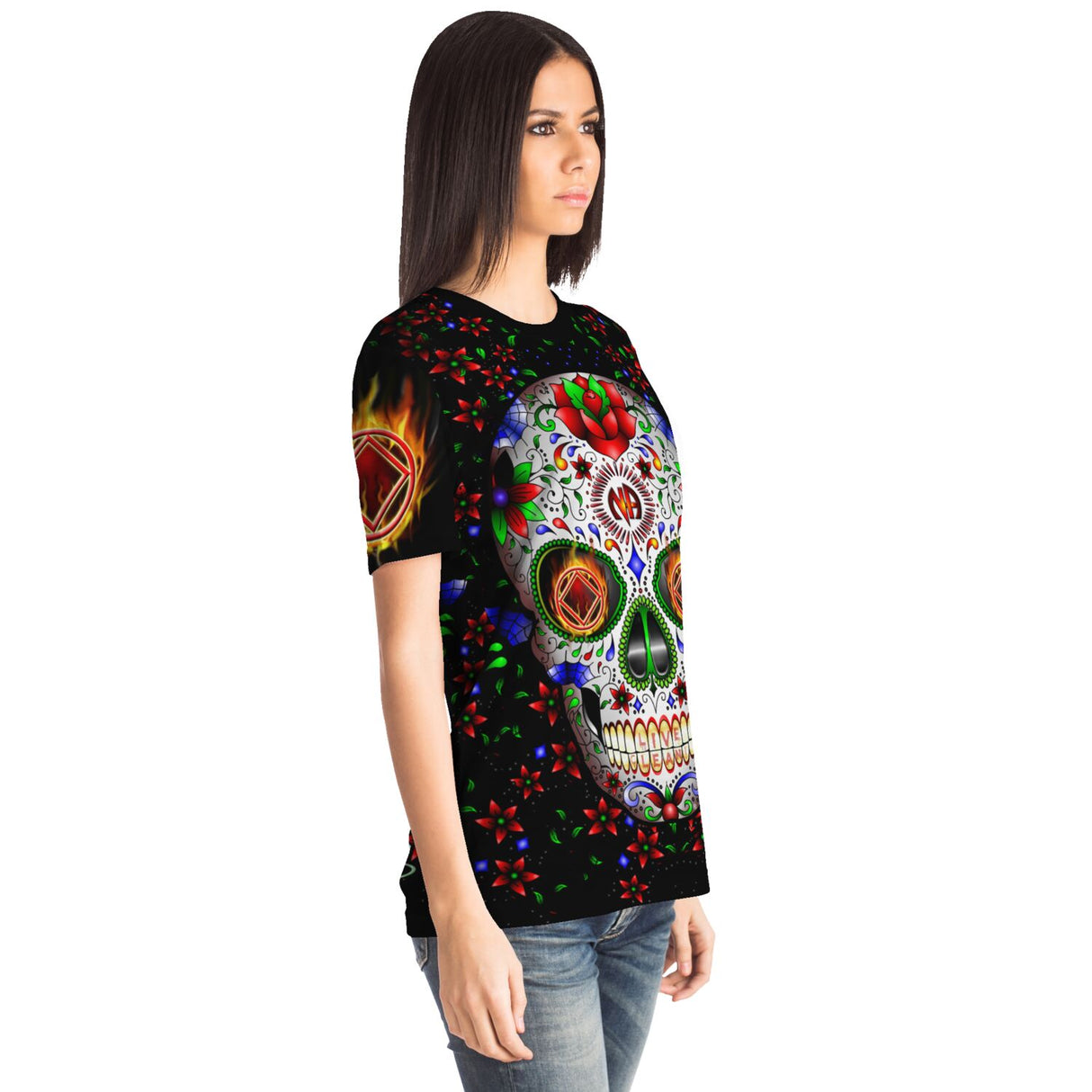 Sugar Skull 1 AOP T-shirts