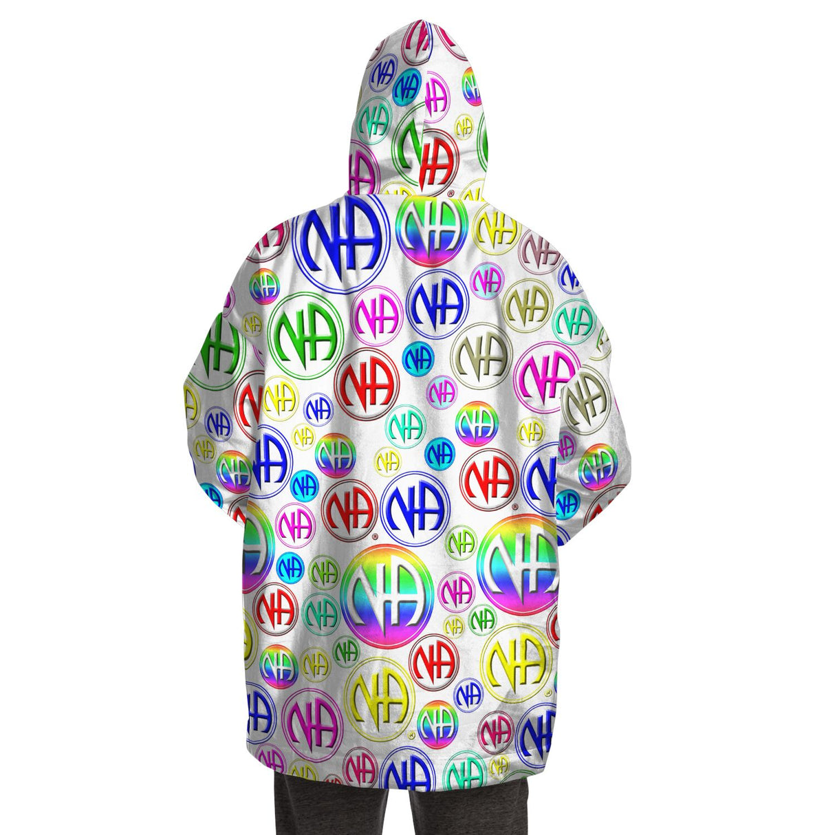 Symbol Burst Snug Hoodie - AOP