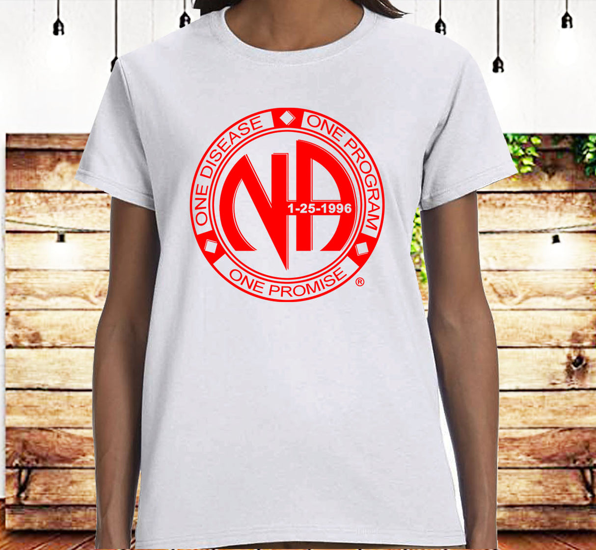 One Disease, One Program Red Custom Tee