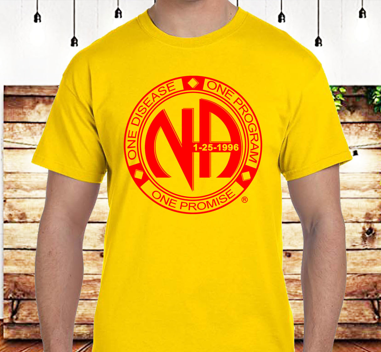 One Disease, One Program Red Custom Tee