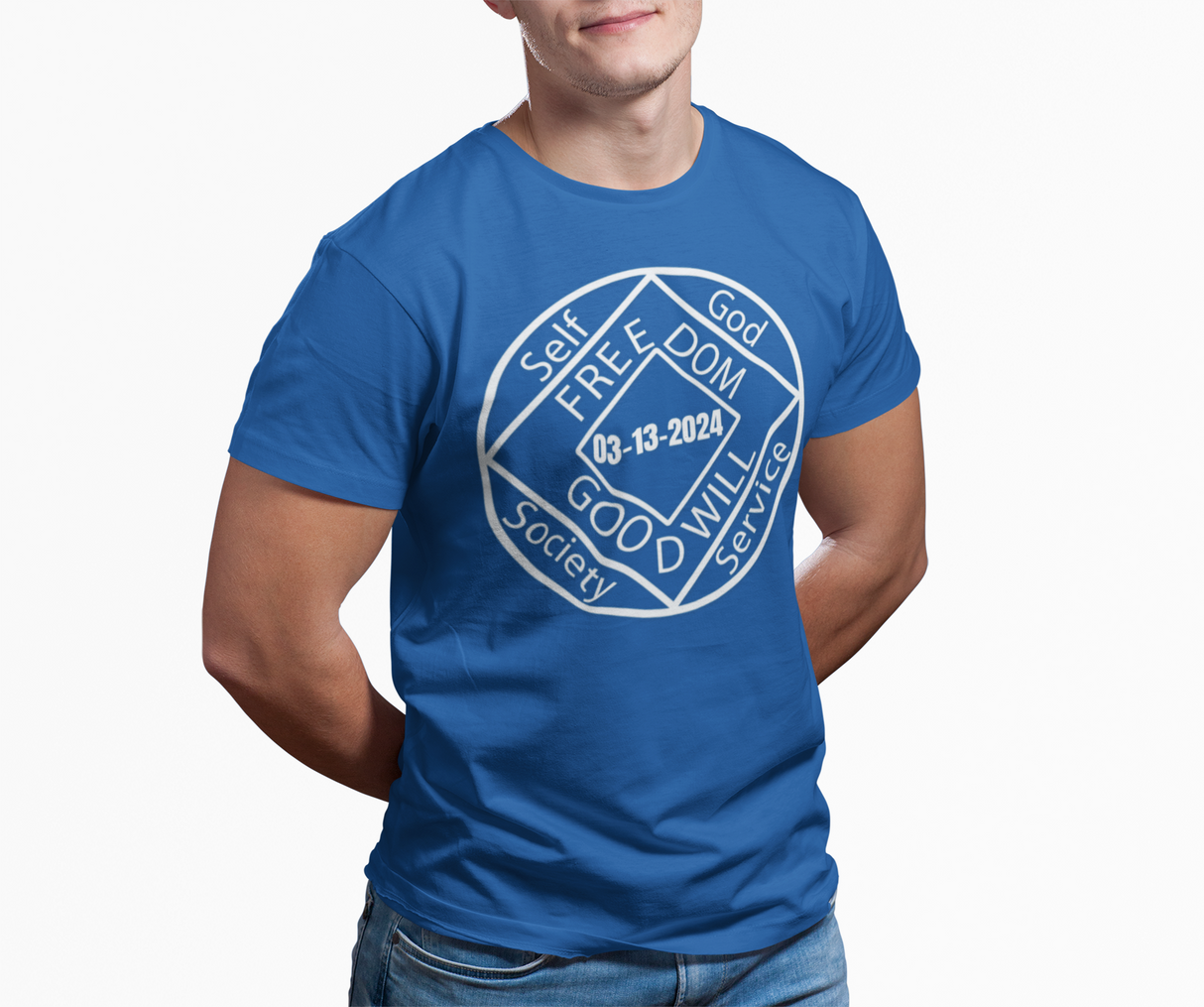 Custom Two-Sided NA Medallion dtg Tee