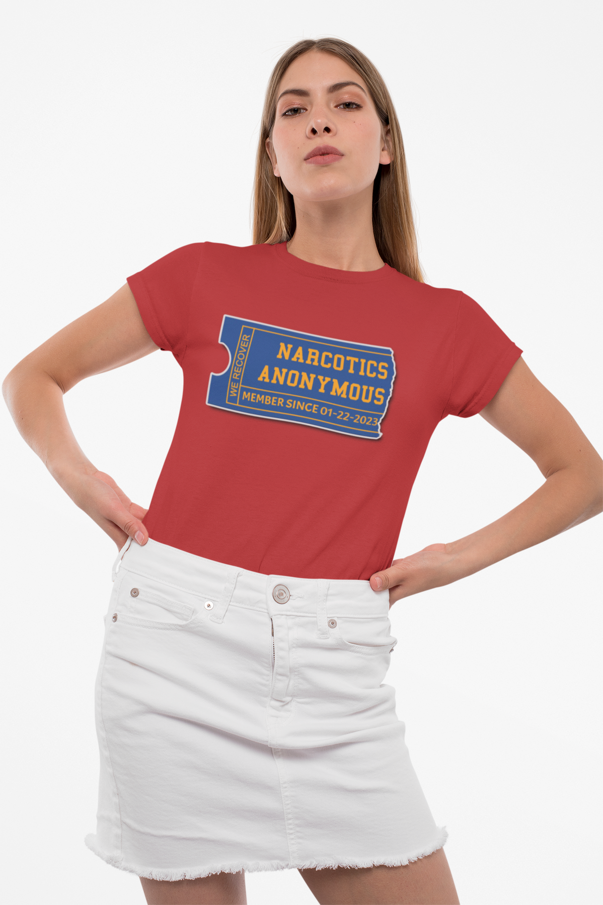 Custom NA Membership Ticket Women's Tee