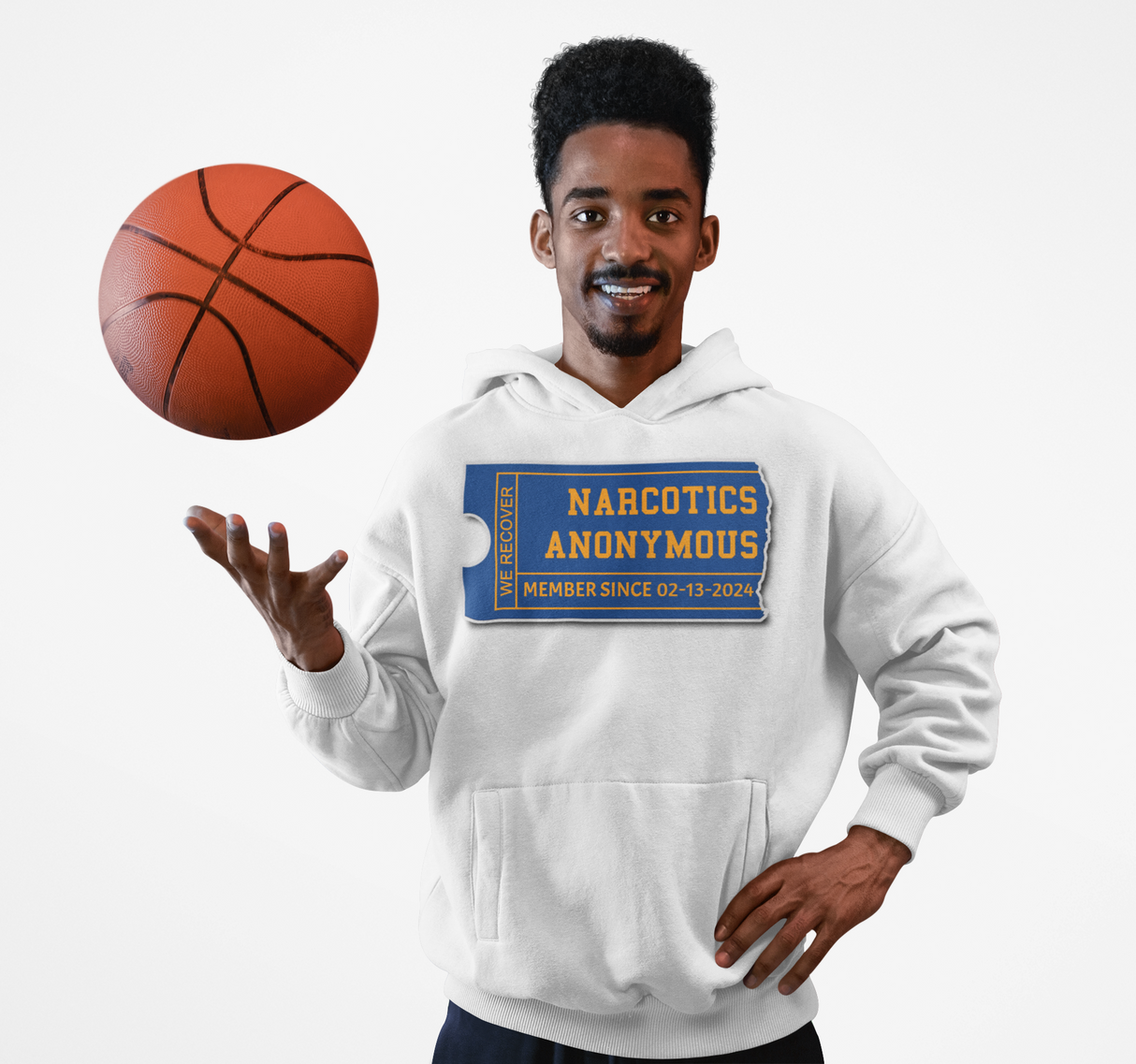 Custom NA Membership Ticket Hoodie