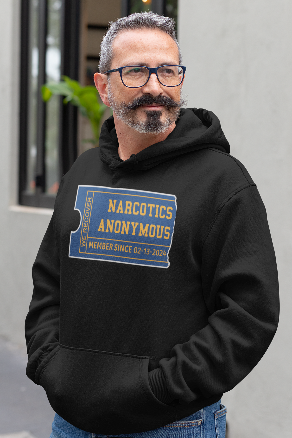 Custom NA Membership Ticket Hoodie