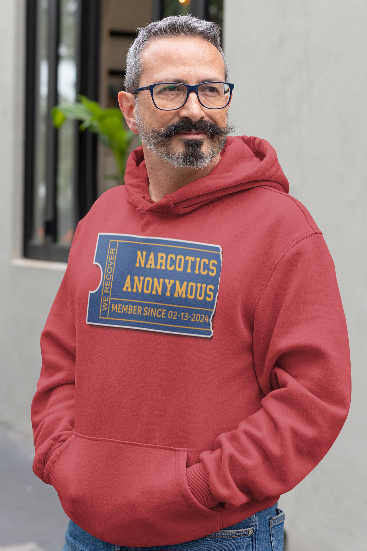 Custom NA Membership Ticket Hoodie