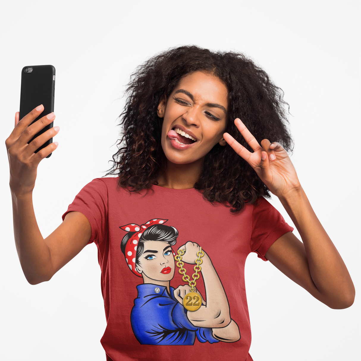 Custom AA Rosie The Riveter Women's Tee