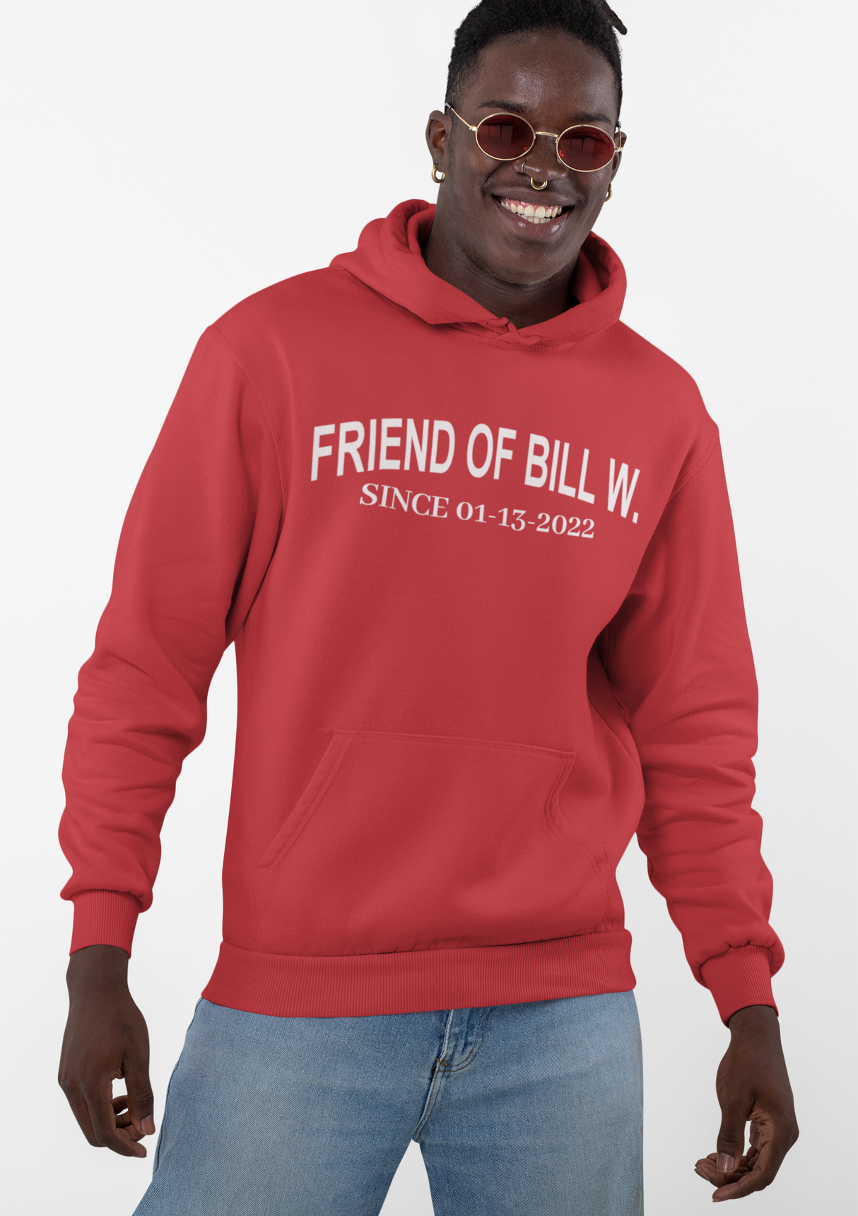Custom Friend Of Bill W Sober Date Hoodie